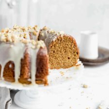 Sweet Potato Bundt Cake with Maple Icing
