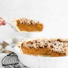 Sweet Potato Pie with Almond Streusel