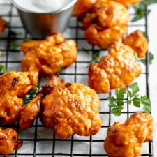 Buffalo Cauliflower Wings - Just 6 Ingredients!