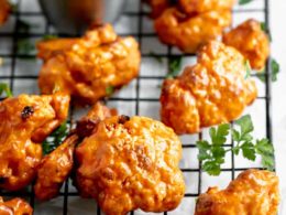 Buffalo Cauliflower Wings Vegan Super Bowl Food Idea