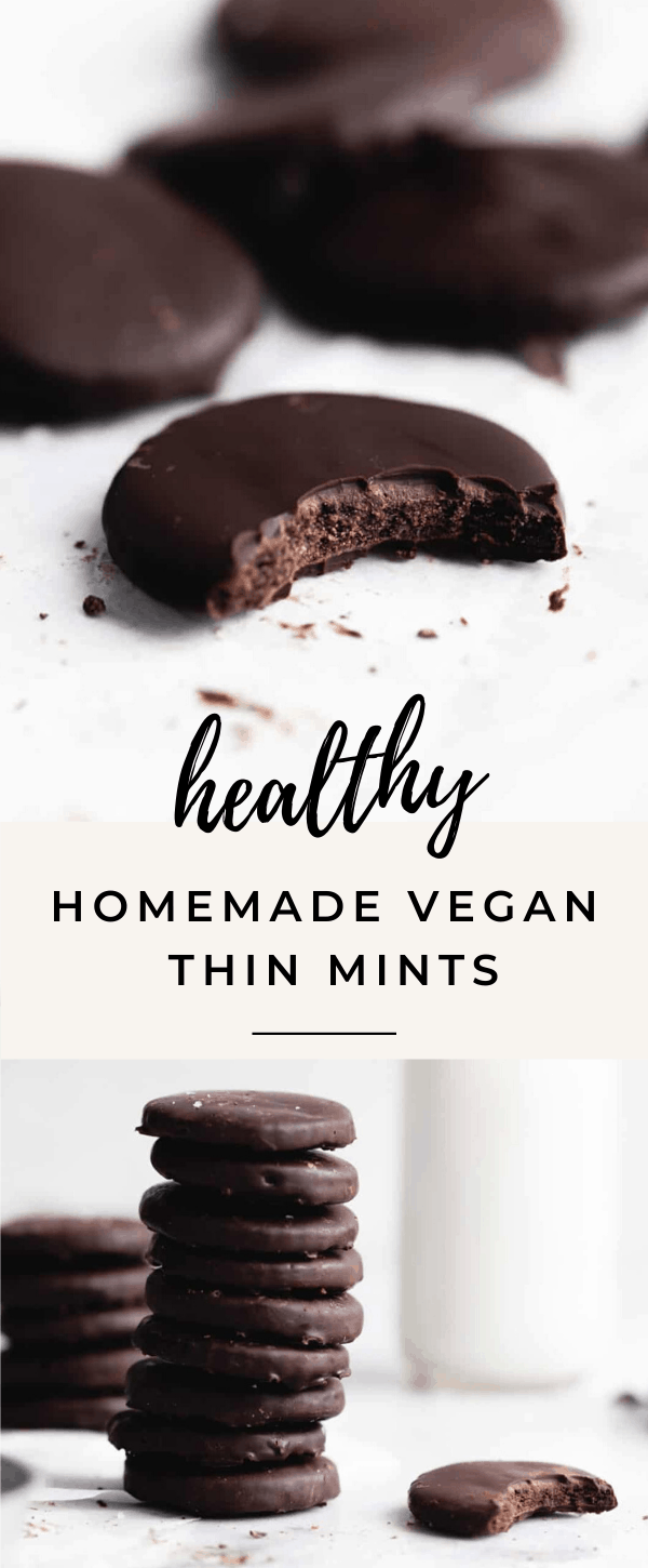 I think we can all agree that thin mints are by far the best girl scout cookie. So we lightened them up to make these gluten free healthy thin mints!