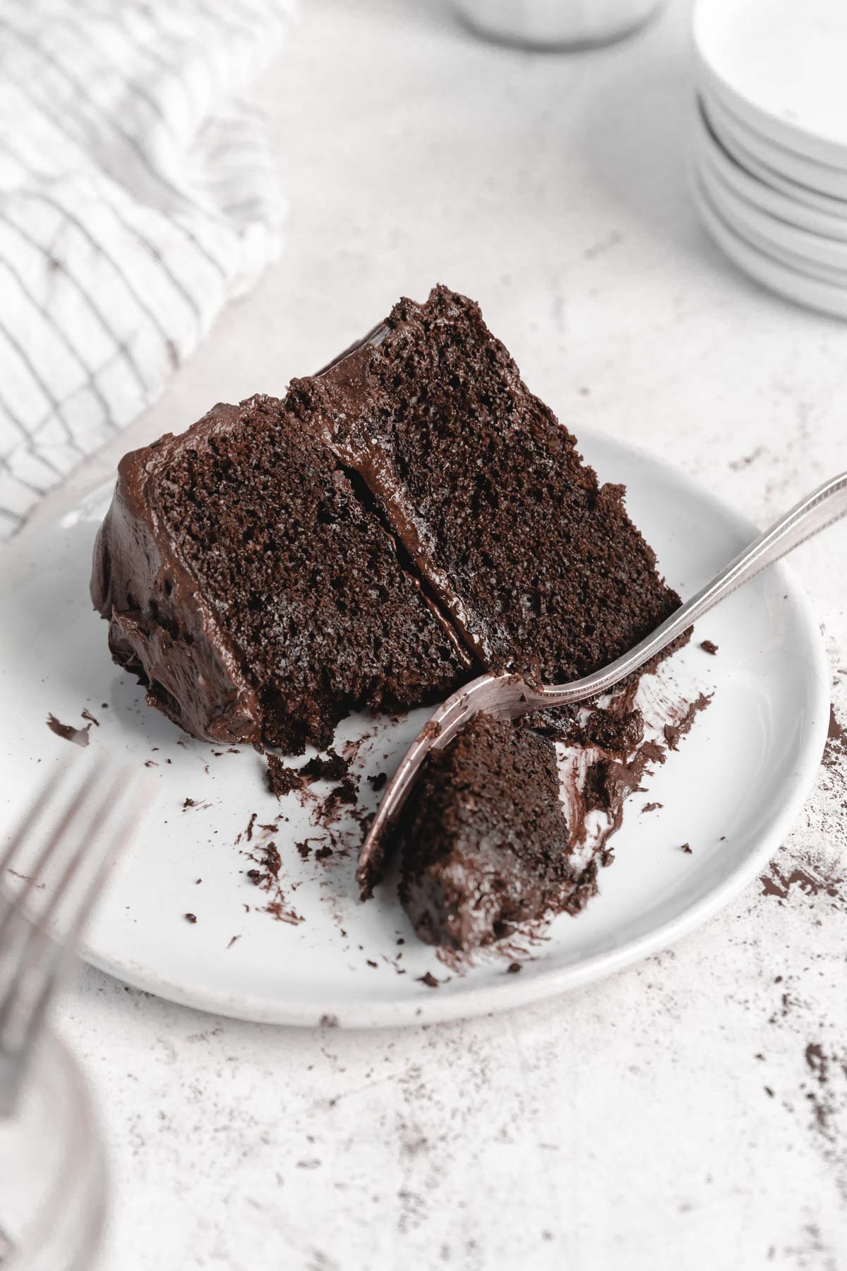 2 Ingredient No Bake Chocolate Cake No Flour Eggs or Oil  Kirbies  Cravings