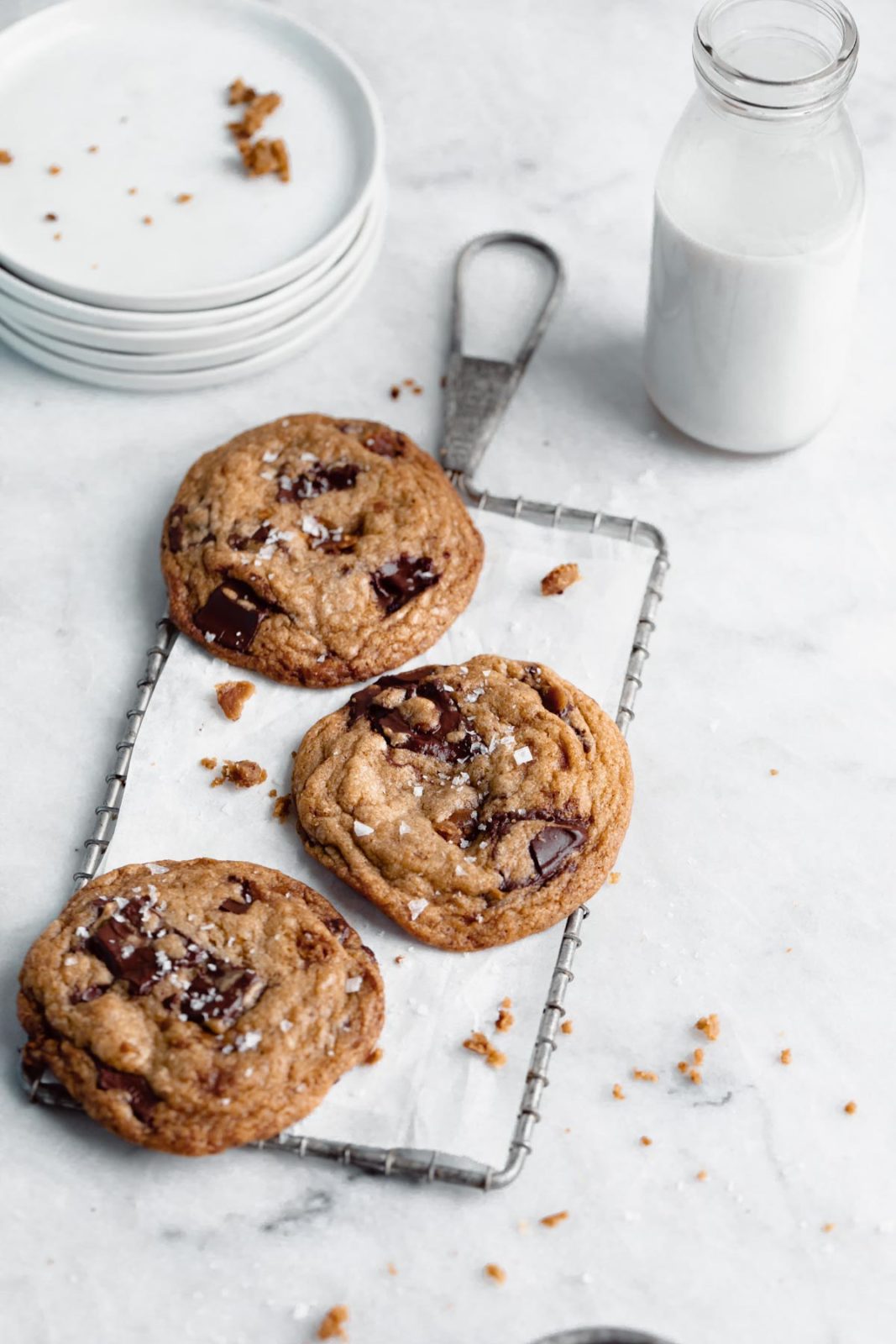 Brown Butter Toffee Chocolate Chip Cookies Broma Bakery 5892