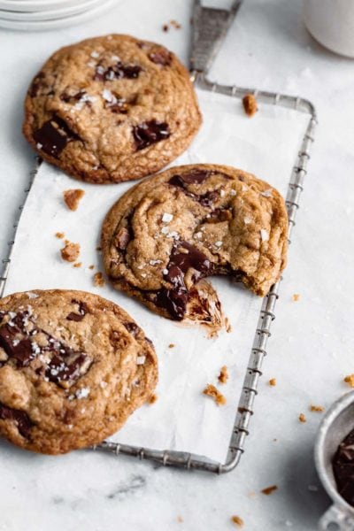 Brown Butter Toffee Chocolate Chip Cookies - Broma Bakery