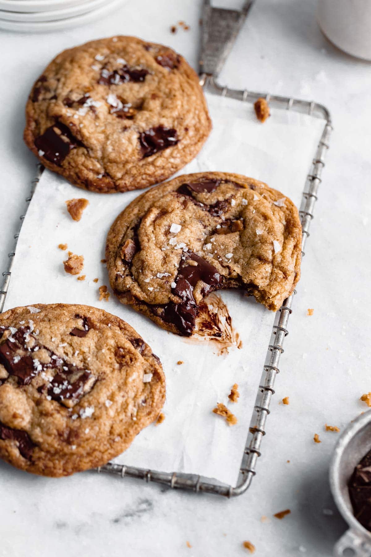 brown butter toffee chocolate chip cookie recipe