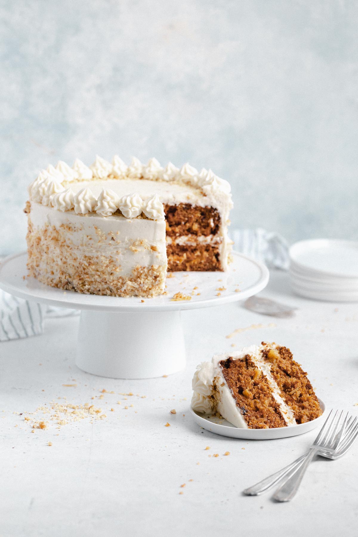 the best carrot cake recipe with thick cream cheese frosting