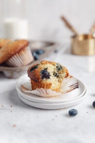 The Best Blueberry Muffins EVER - Broma Bakery