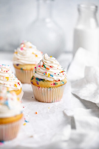 Homemade Funfetti Cupcakes - Broma Bakery