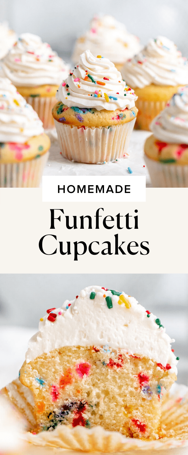 Homemade Funfetti Cupcakes - Broma Bakery