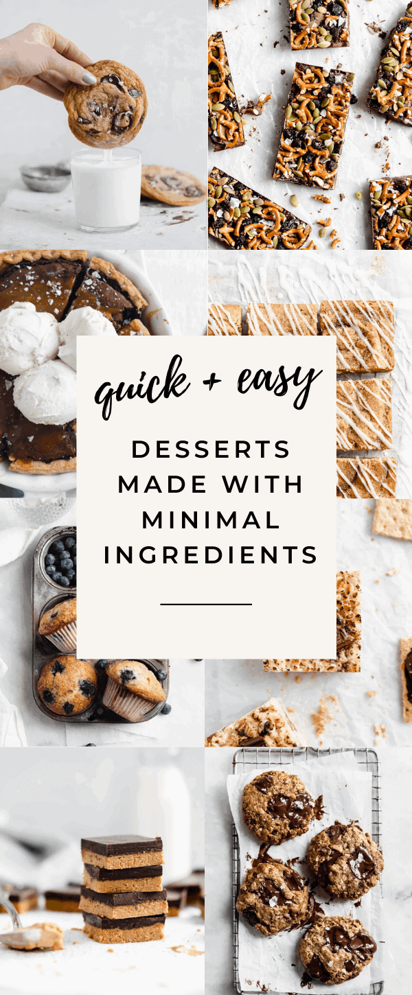 easy desserts minimal ingredients