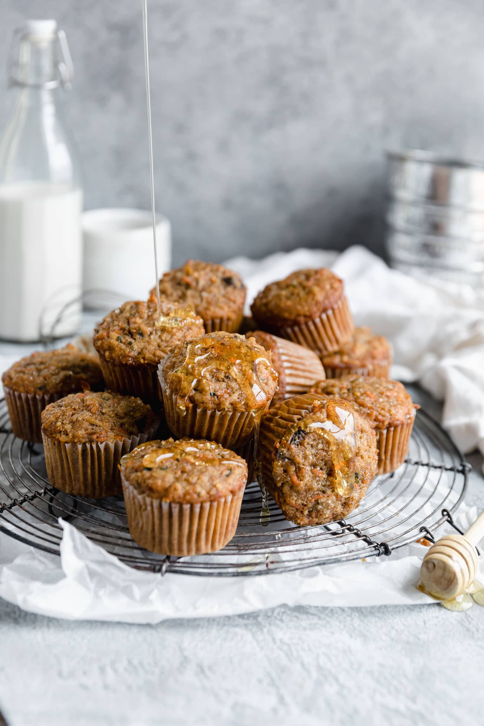 pile of morning glory muffins