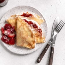 Strawberry Crepes