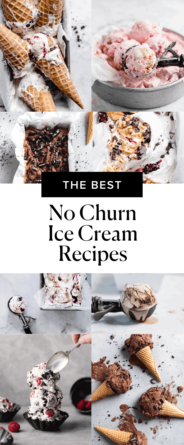 easy no churn ice cream recipes roundup