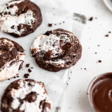 Chocolate Marshmallow Cookies