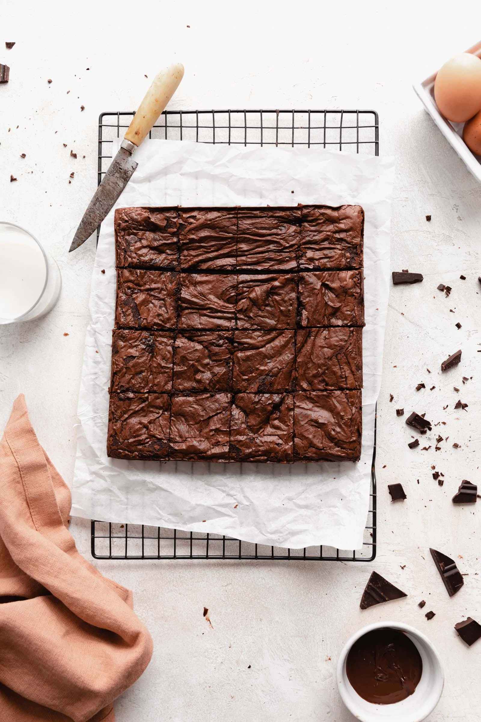 better than boxed brownies on a cooling rack