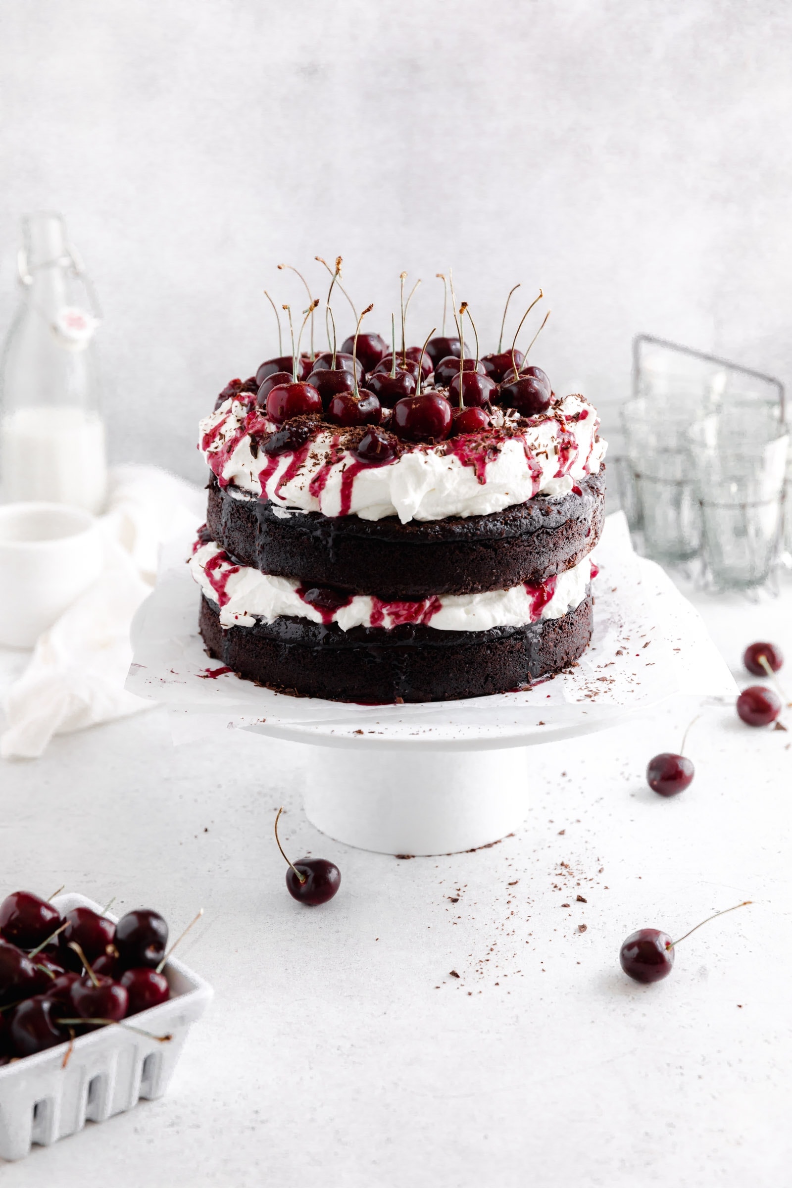 Dairy-Free Black Forest Cake - Caked by Katie-happymobile.vn