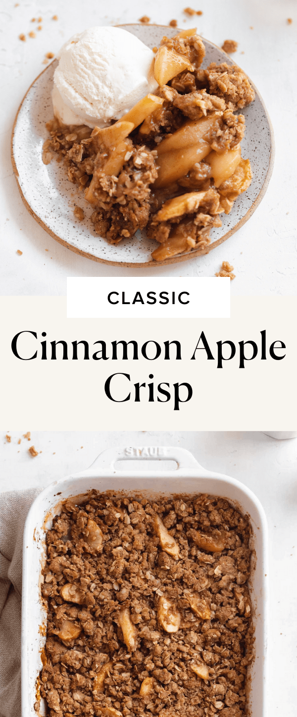 Cinnamon Apple Crisp - the BEST Fall dessert for apples - Broma Bakery