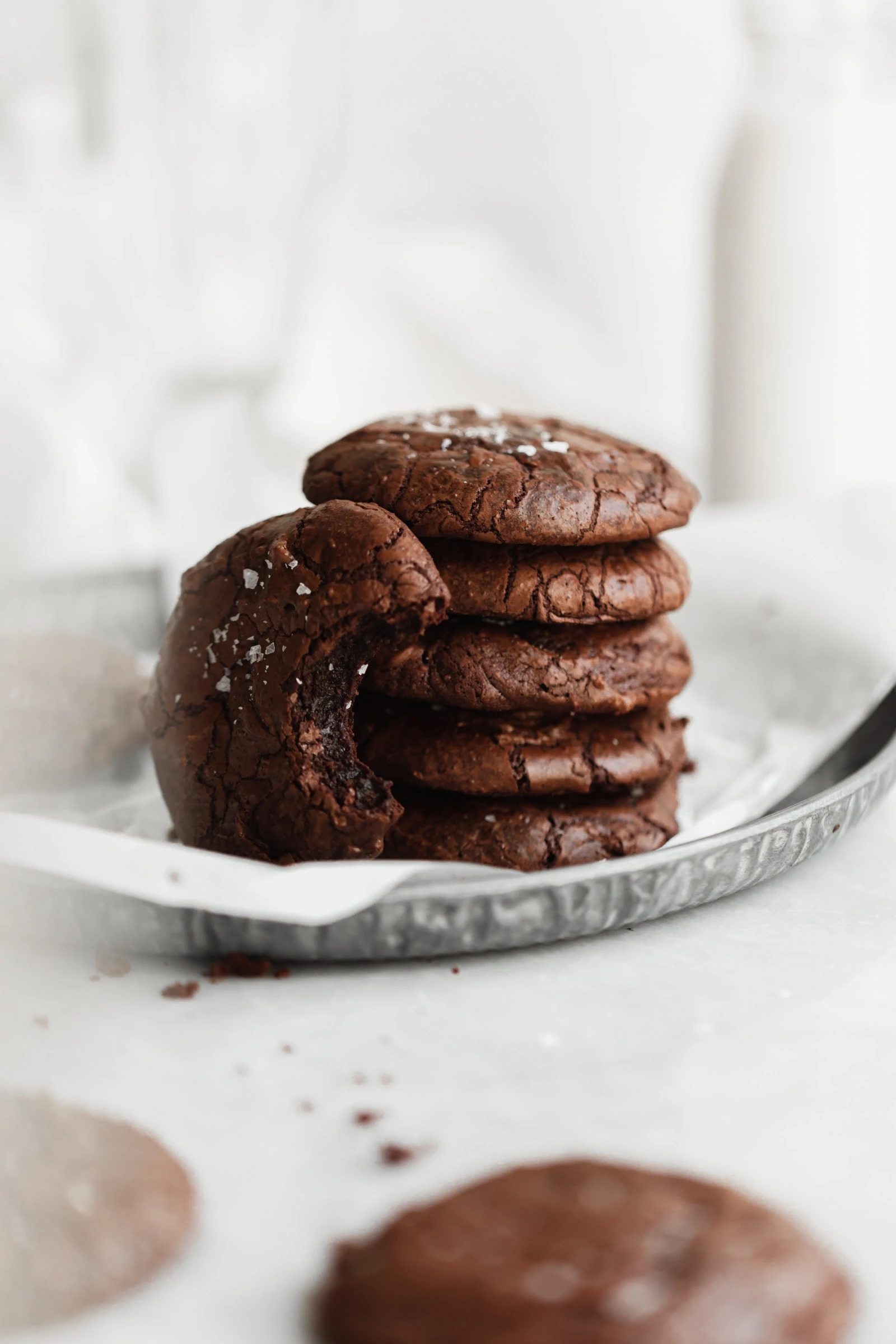 fudgy chocolate brownie cookies