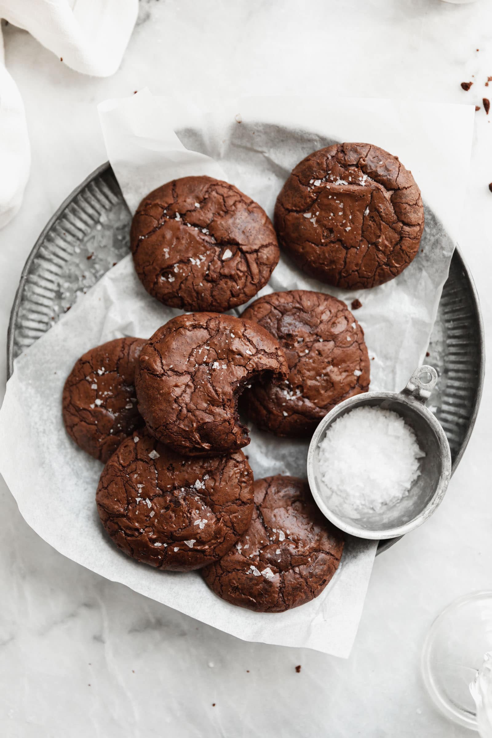 Moist Chocolate Brownie Cookies