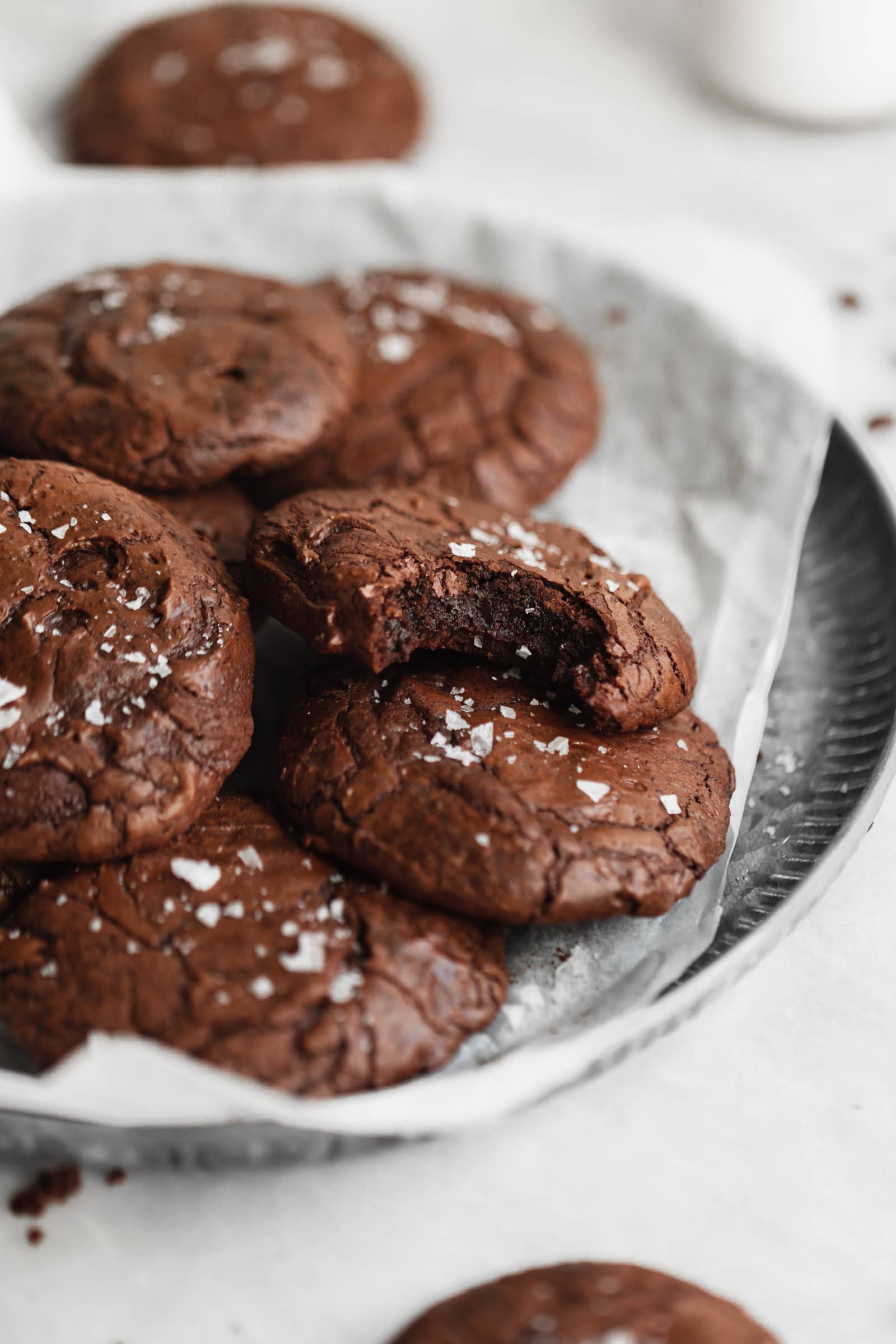 Moist Chocolate Brownie Cookies