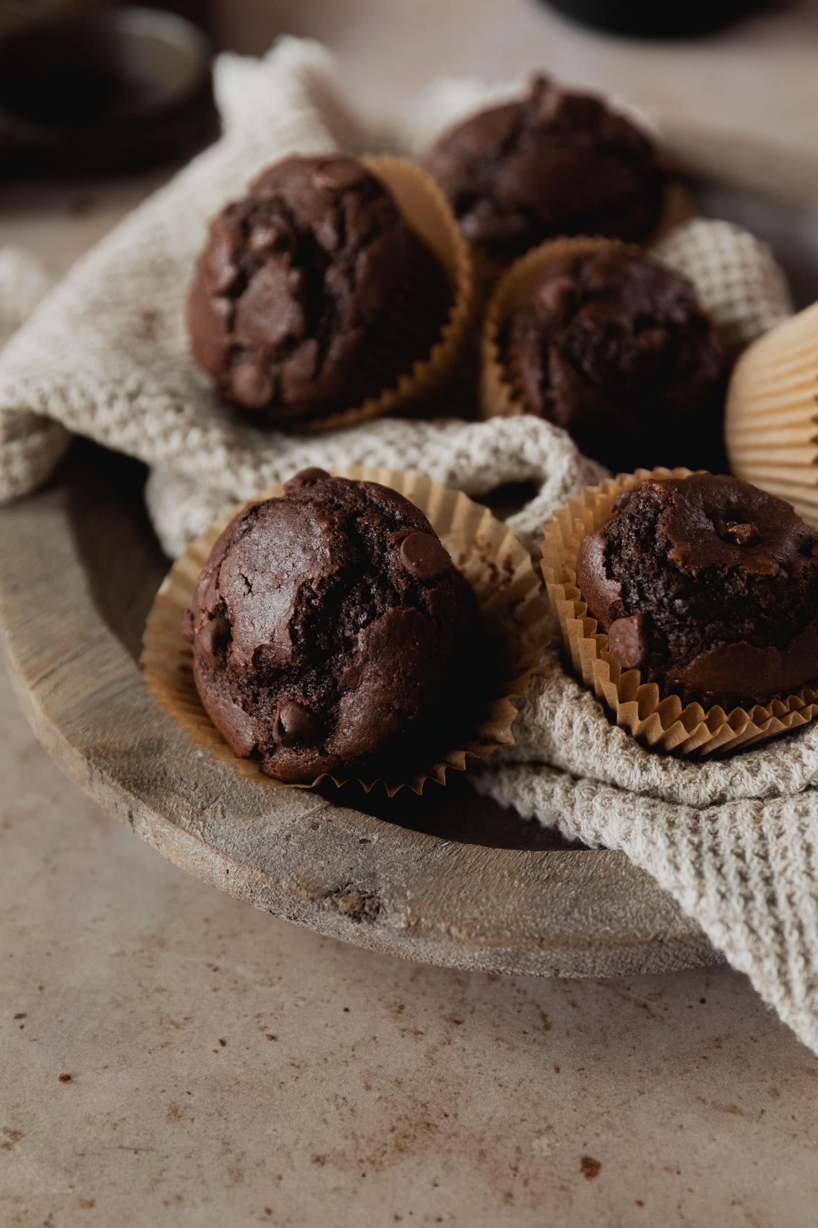 moist chocolate muffins