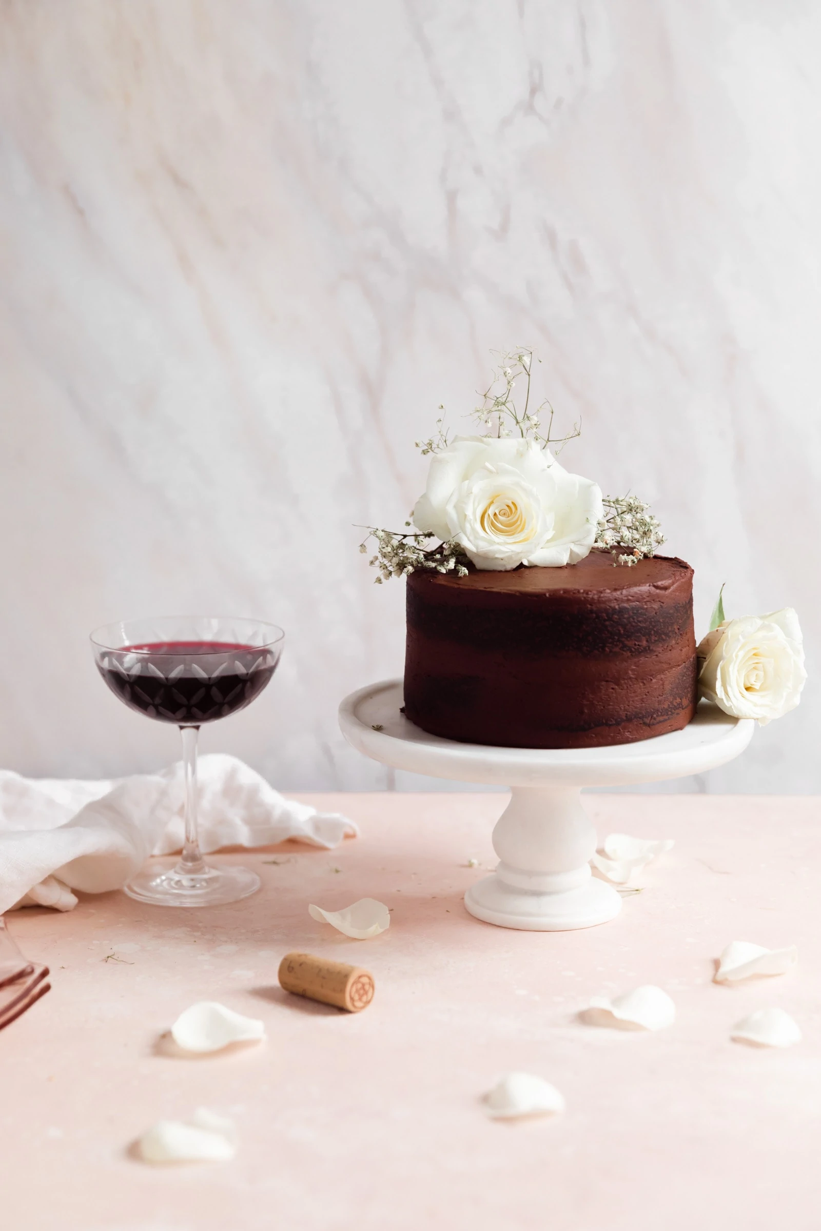 red wine chocolate cake