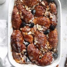 Almond Croissant French Toast Bake