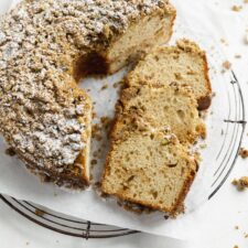 Cardamom Pistachio Coffee Cake