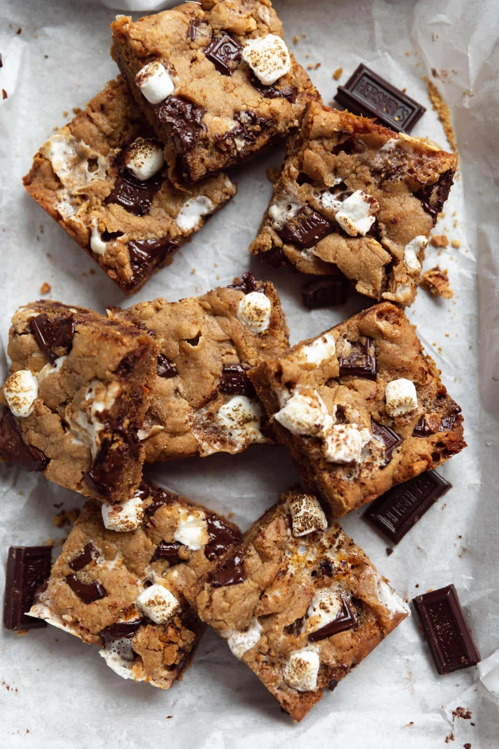 peanut butter s'mores bars