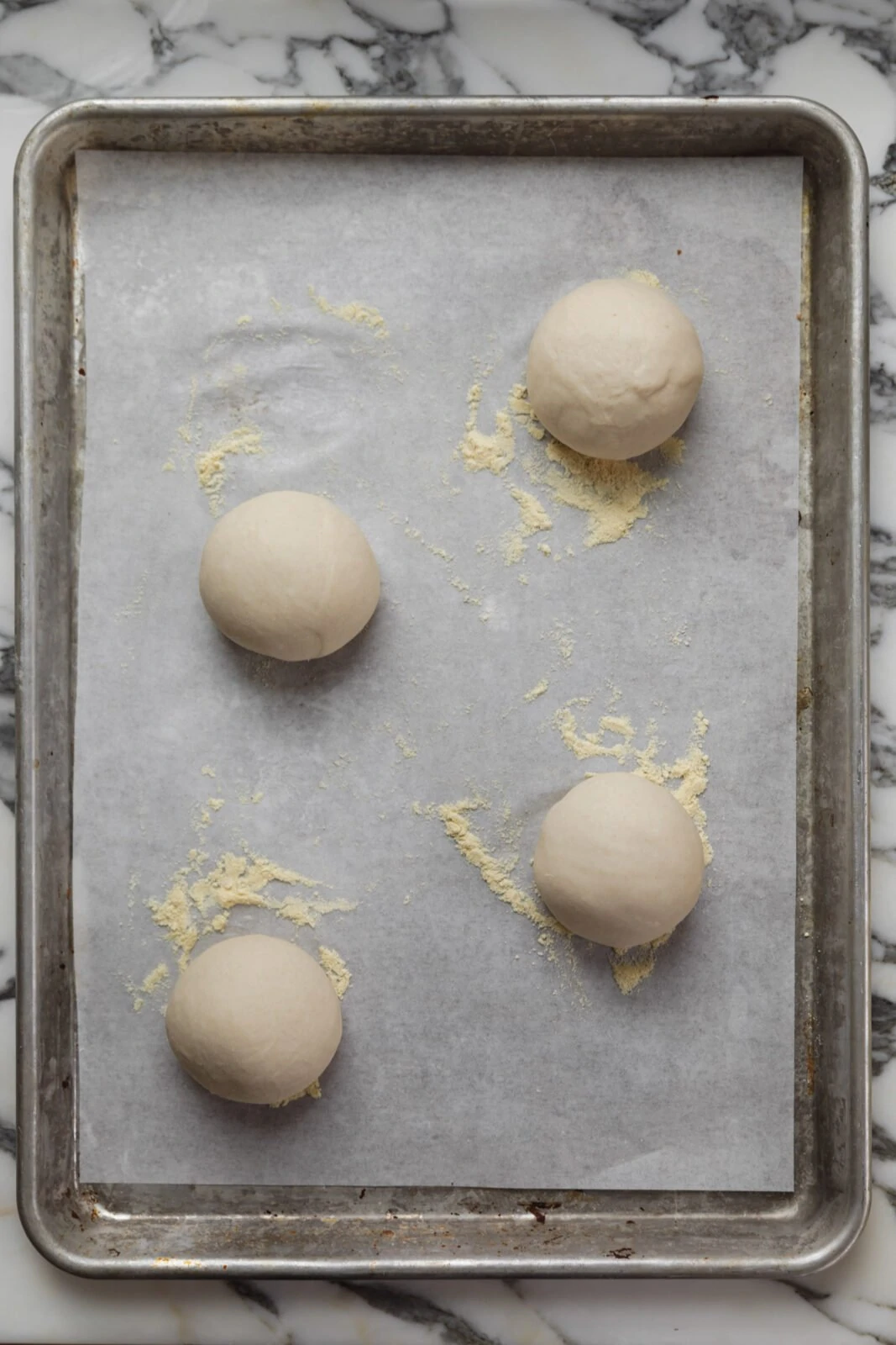 homemade bagel dough balls