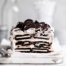 Mocha Cookies and Cream Icebox Cake