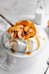 Peaches And Cream Pavlova - Broma Bakery