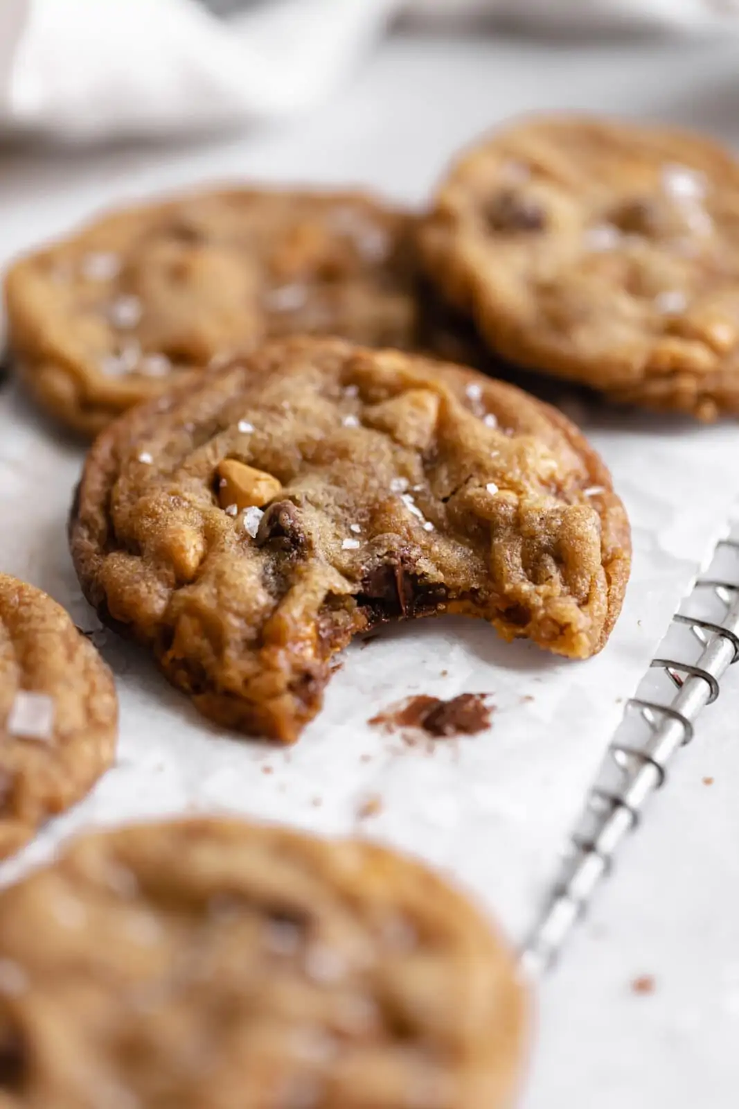 chewy butterscotch chocolate chip cookies