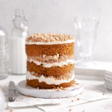 Milk Bar Style Pumpkin Streusel Cake