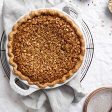 Black Bottom Oatmeal Pie