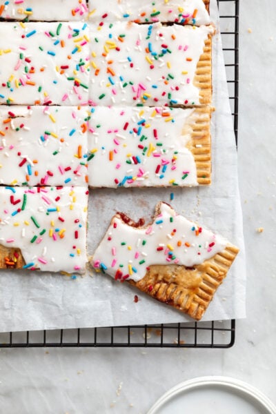 Giant Frosted Strawberry Pop Tart - Broma Bakery