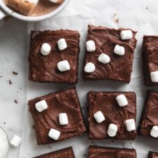 Hot Cocoa Brownies