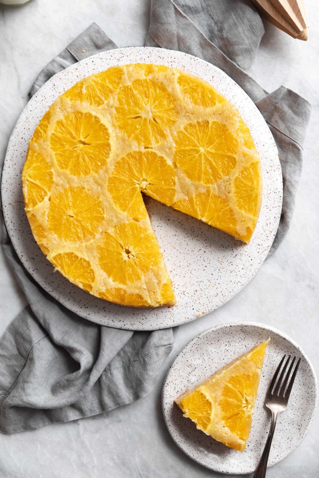 orange upside down cake