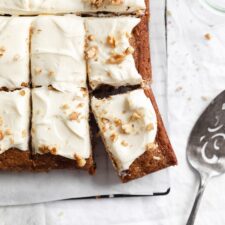 Carrot Sheet Cake Recipe with Cream Cheese Frosting - The Forked Spoon