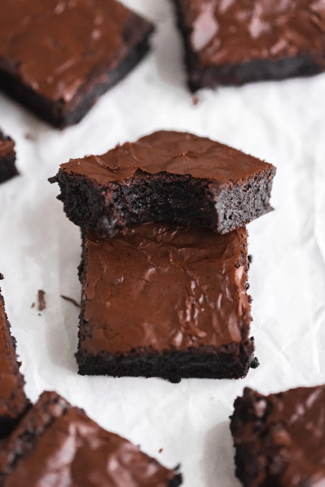 gluten free brownies with crackly top