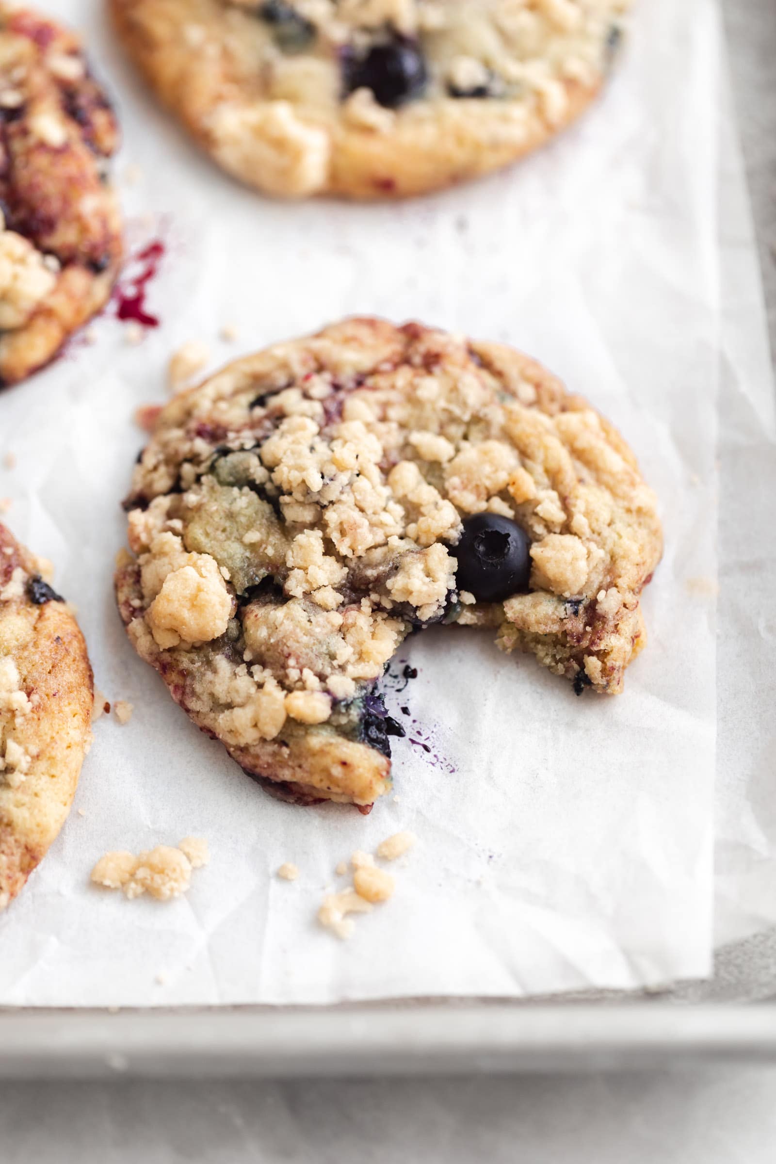 Blueberry Muffin Cookies - Broma Bakery