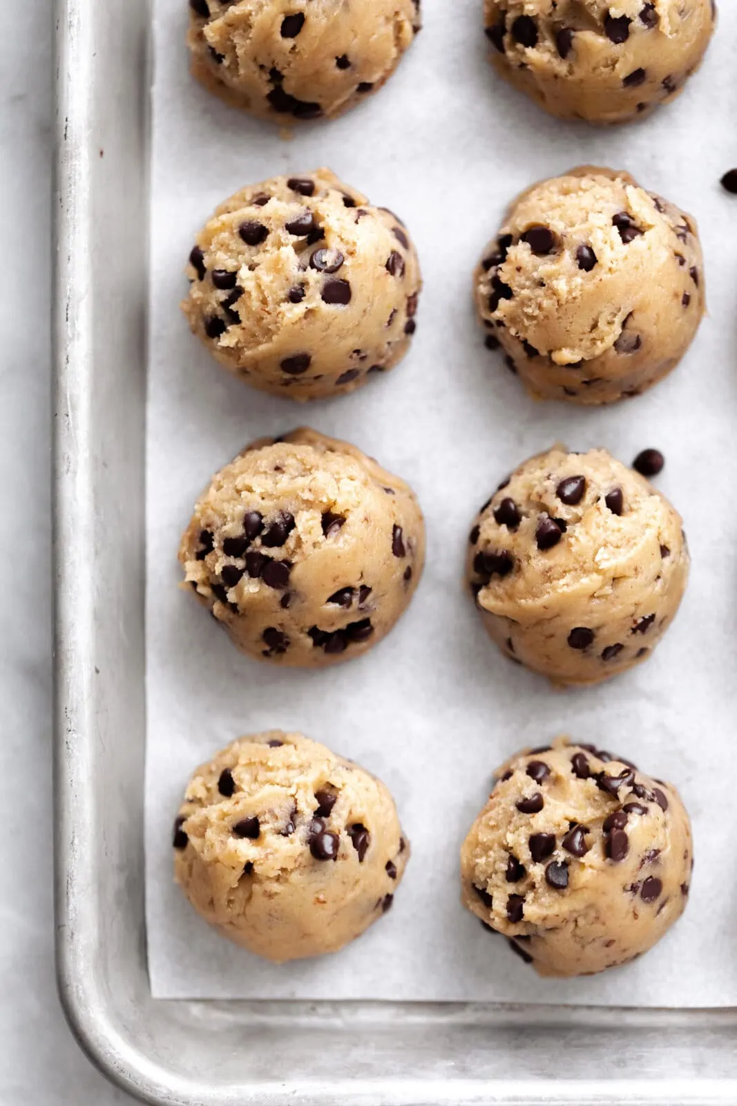 edible cookie dough in dough balls
