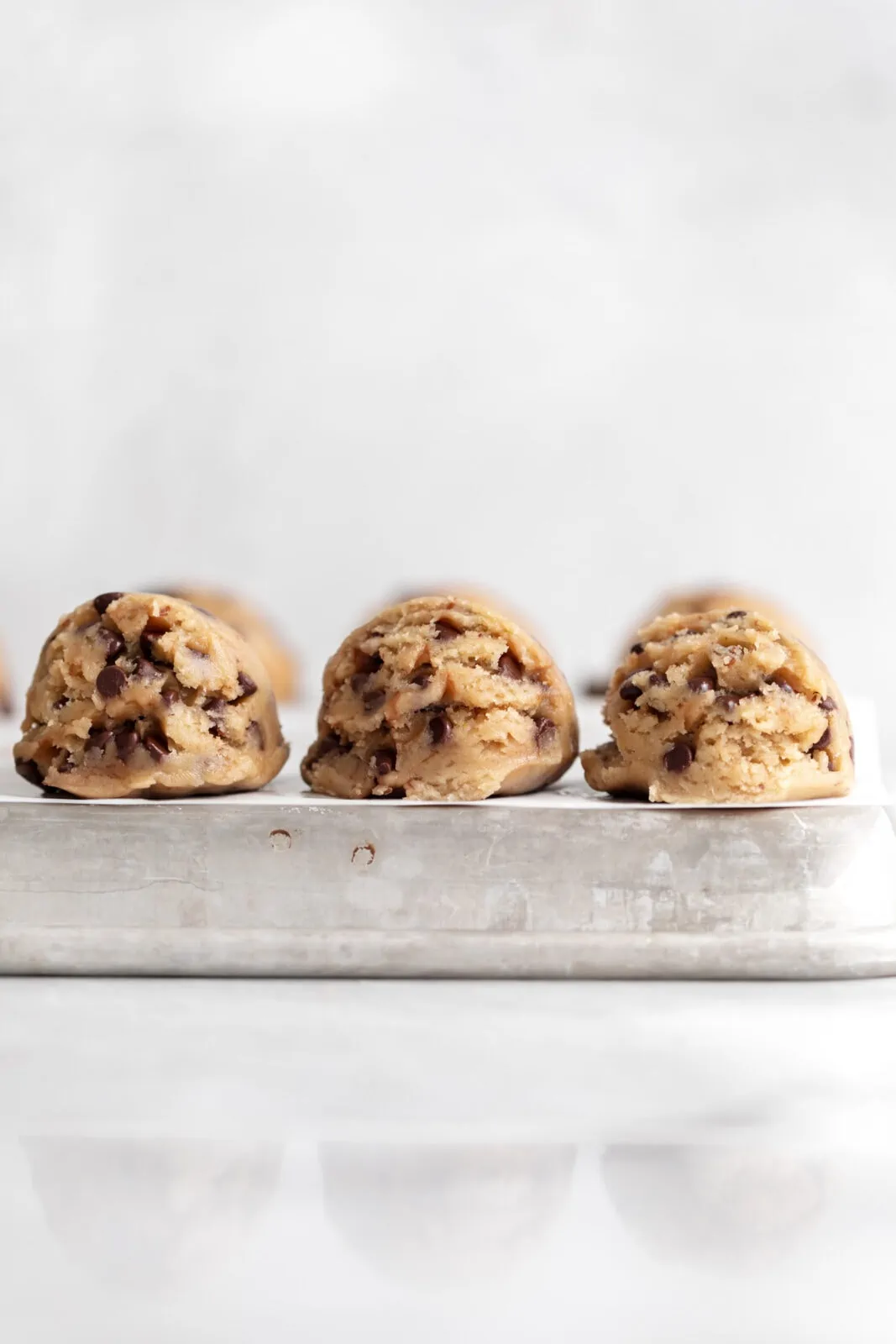 edible cookie dough in dough balls