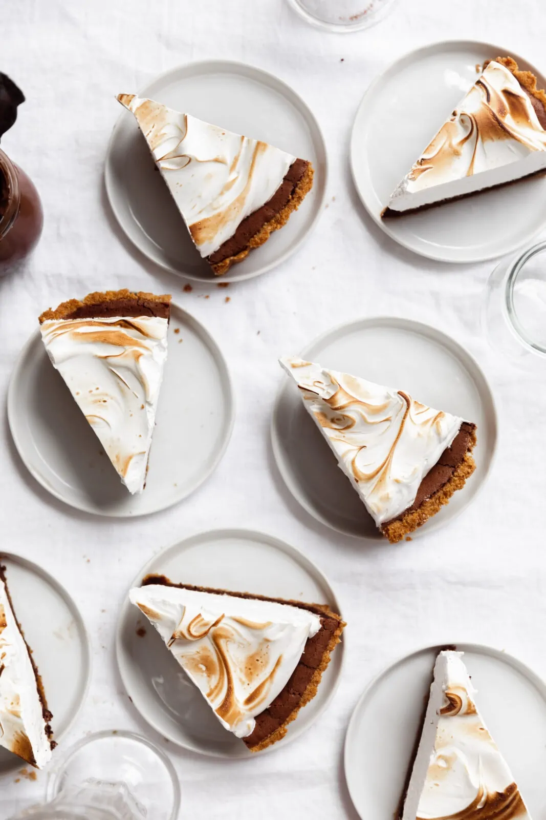 slices of s'mores pie