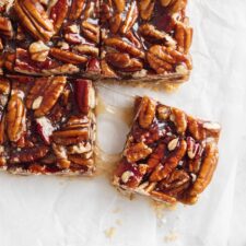 No Bake Pecan Pie Bars