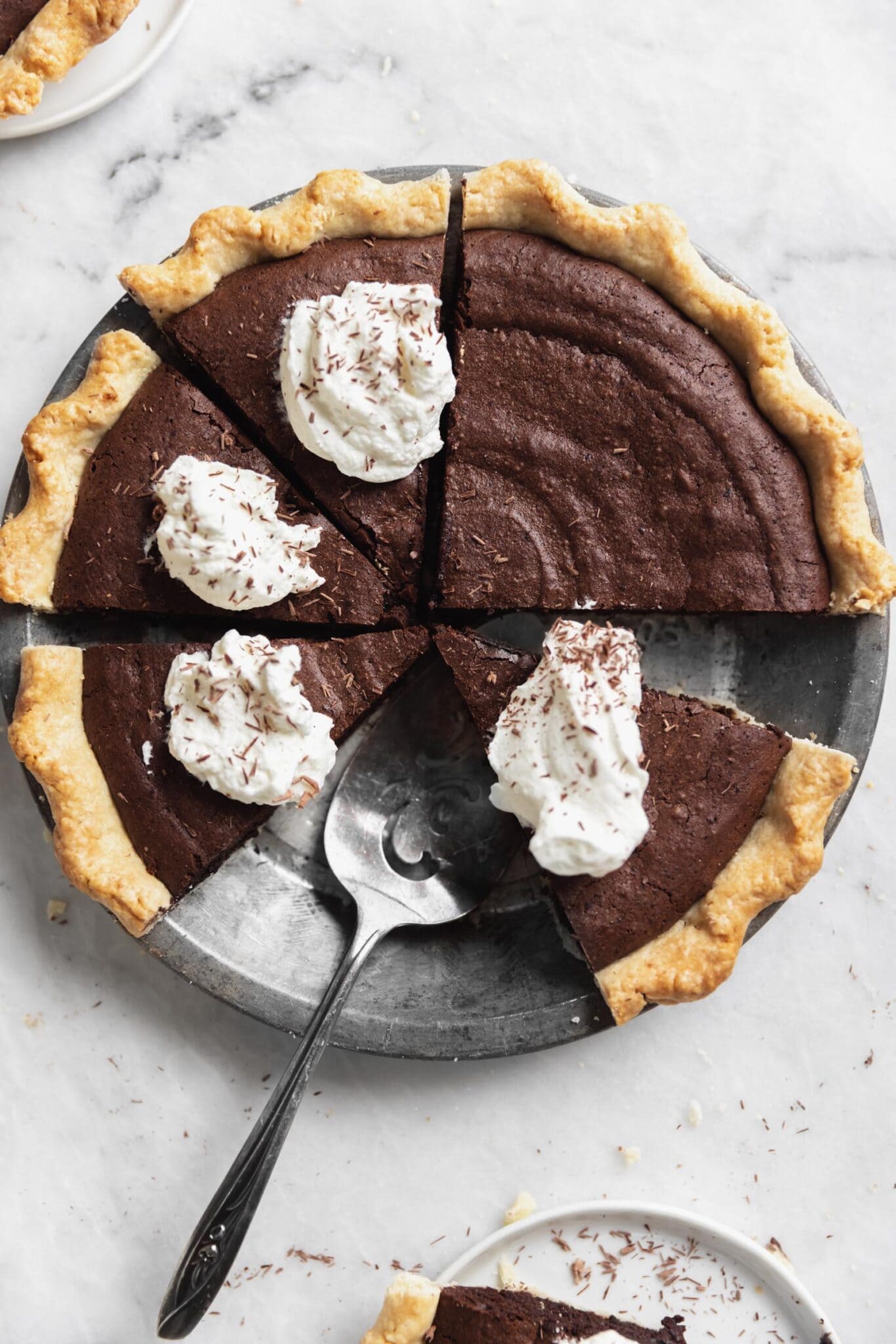 Fudgy Chocolate Brownie Pie - Broma Bakery