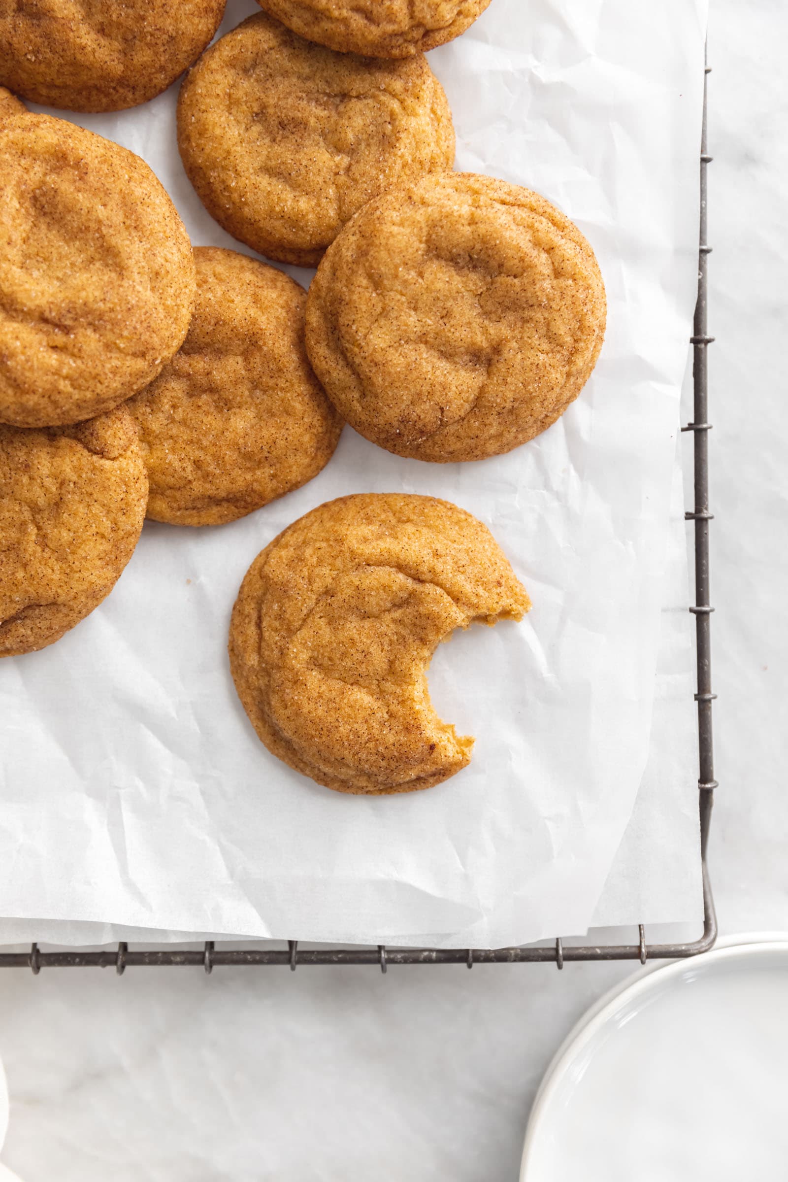 Brown Butter Pumpkin Snickerdoodles - Broma Bakery