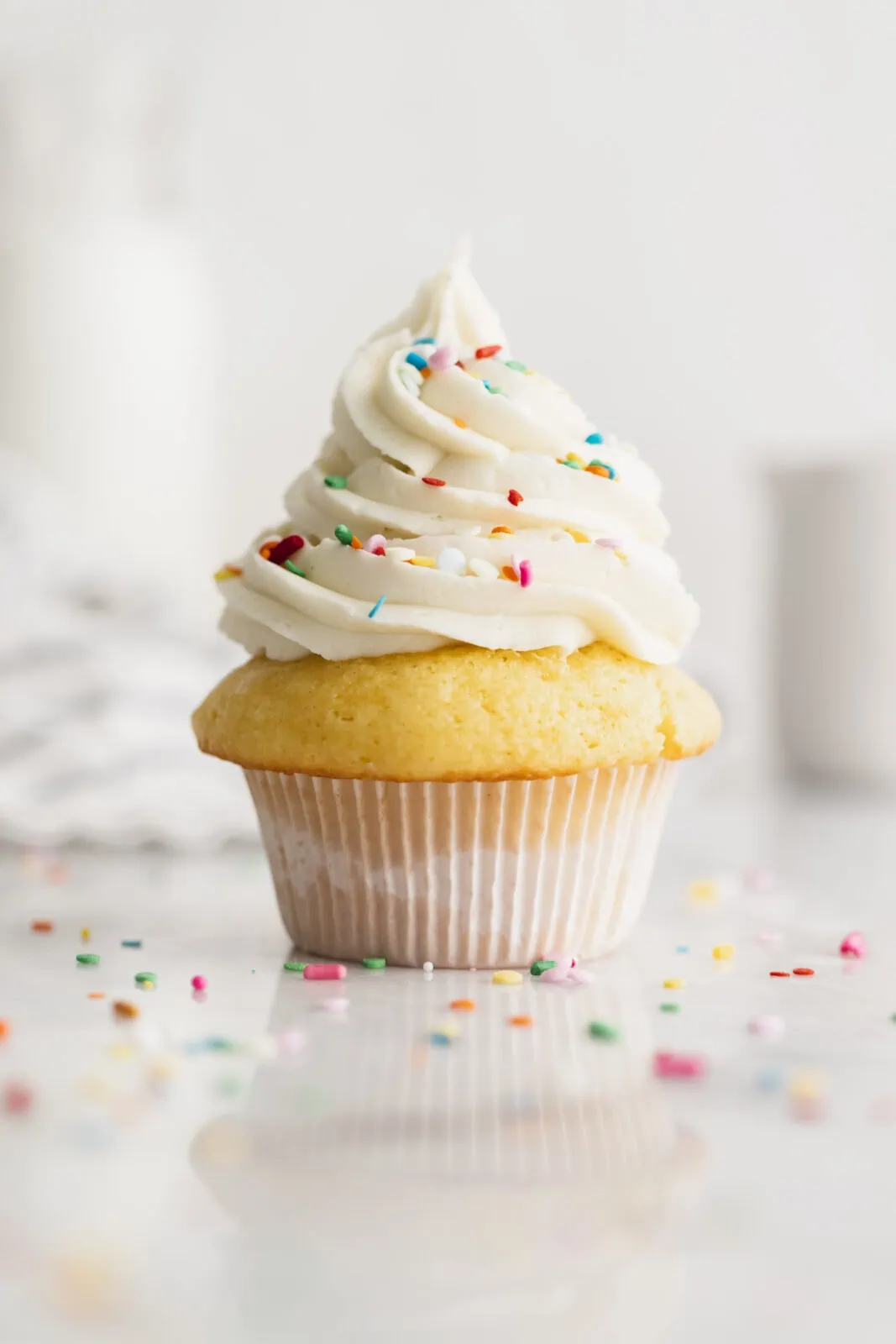 single serve vanilla cupcake