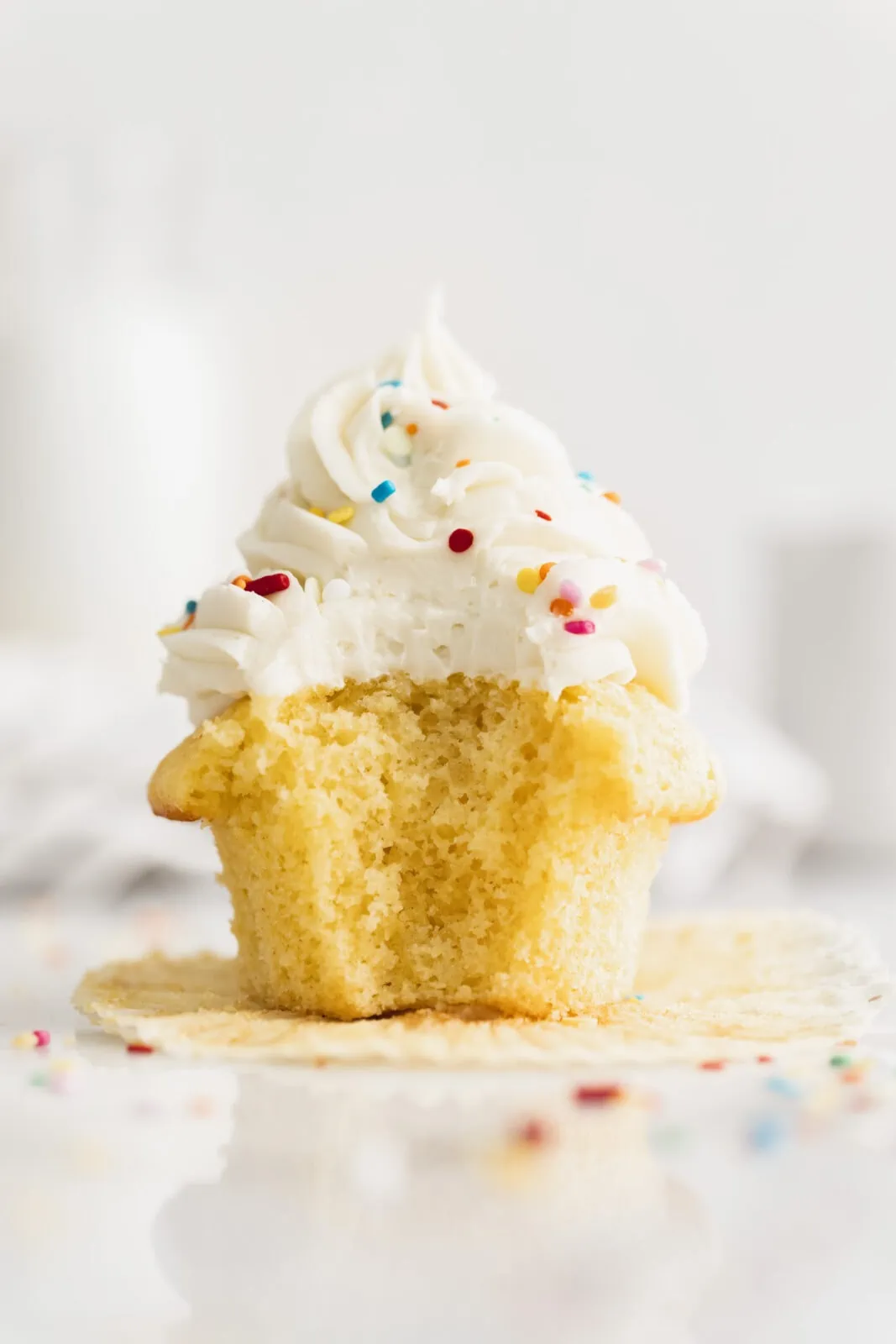 single serve vanilla cupcake