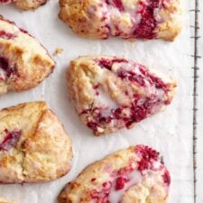 White Chocolate Raspberry Scones